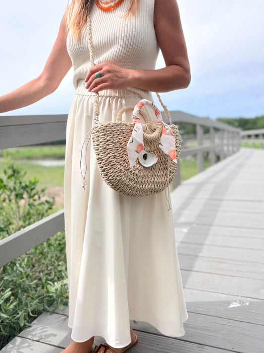 Medium Oyster Wrap Tote | Peaches