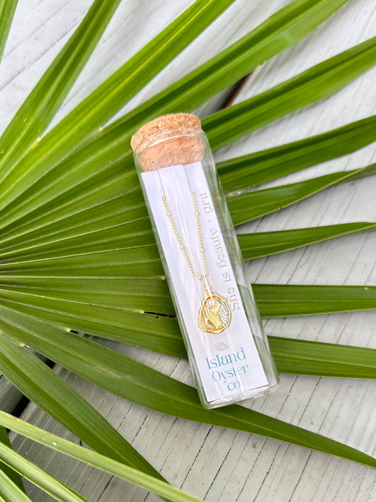 ‘Message in a Bottle’ Necklace | Oyster or Pearl