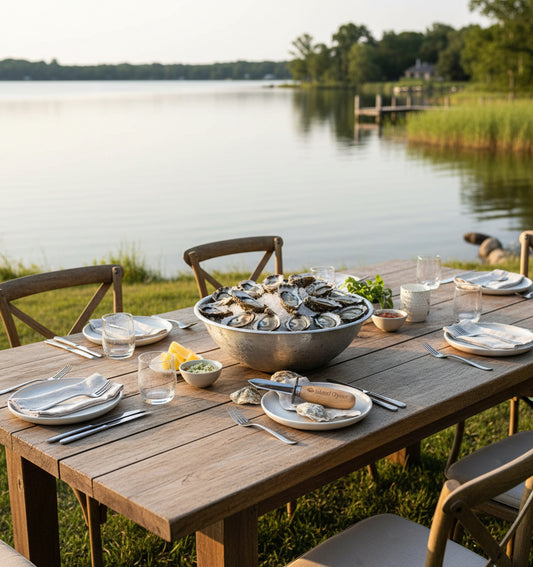 Custom Engraved Wooden Oyster Shucker