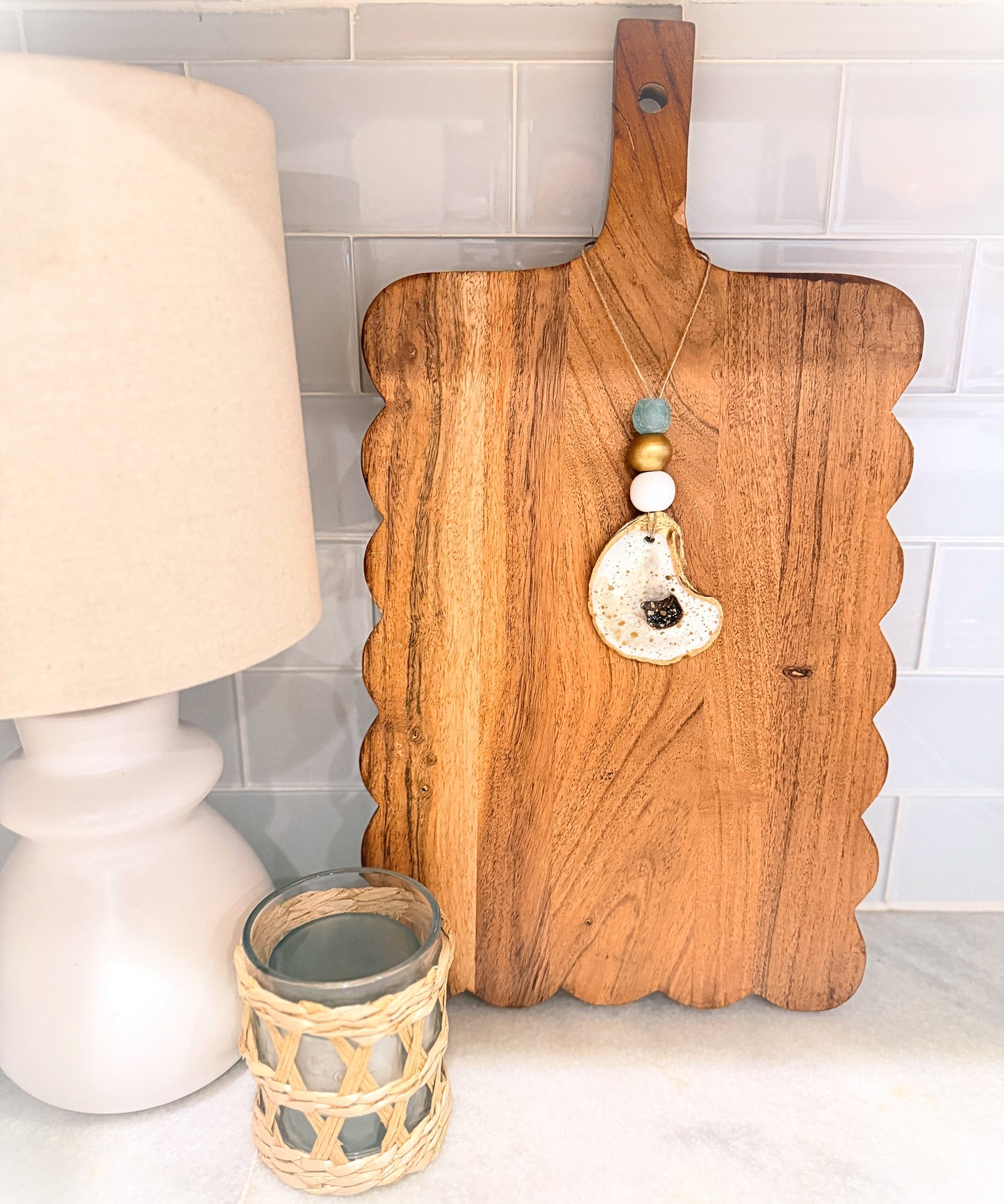 Oyster + Sea Glass Hanging Gift Set (3)