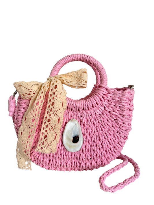 The Oyster Belle Mini Handbag | 2 Shades of Pink