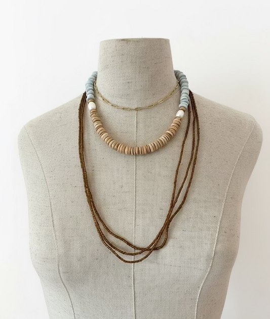 Coconut Bay Beaded Necklace