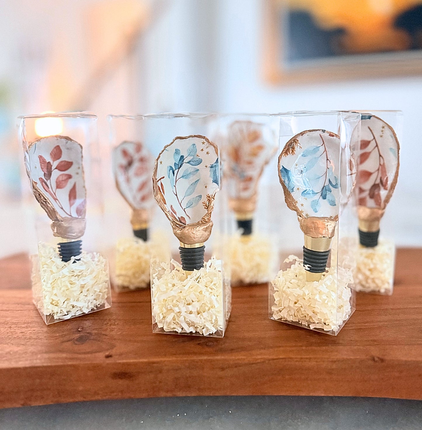Oyster Shell Wine Stopper | Fall