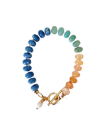 Hidden Pearl Gemstone Bracelet | 5 colors