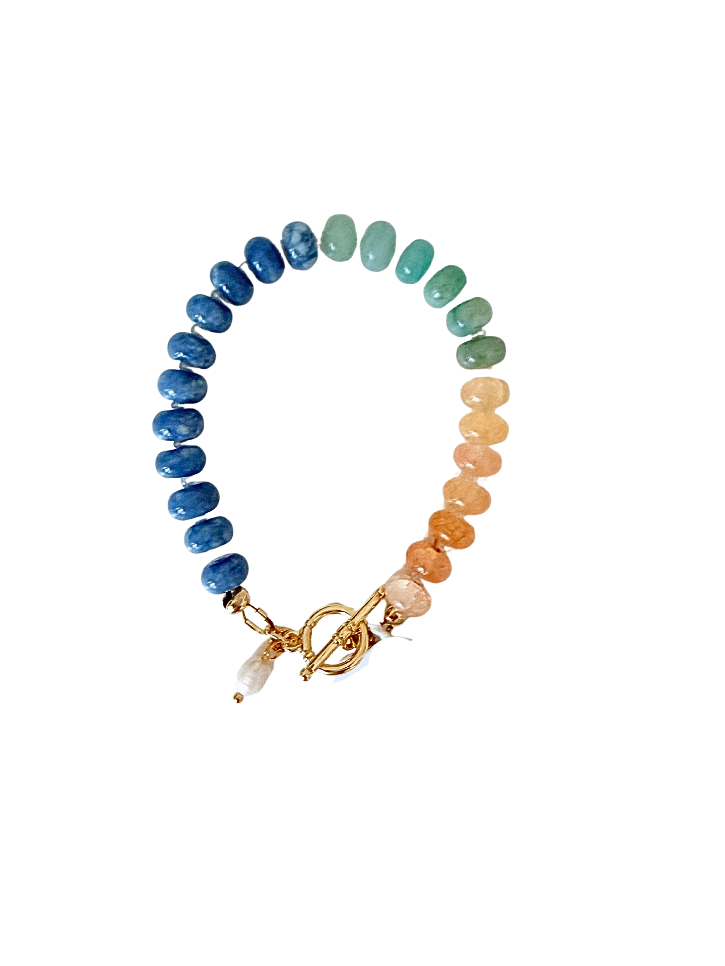 Hidden Pearl Gemstone Bracelet | 5 colors
