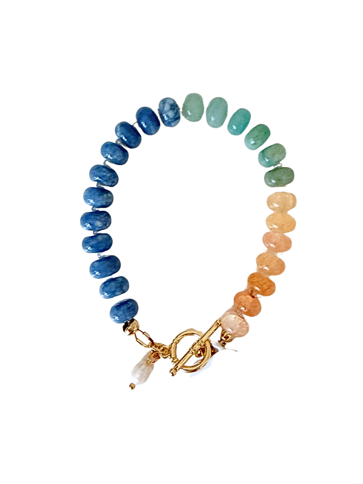 Hidden Pearl Gemstone Bracelet | 5 colors