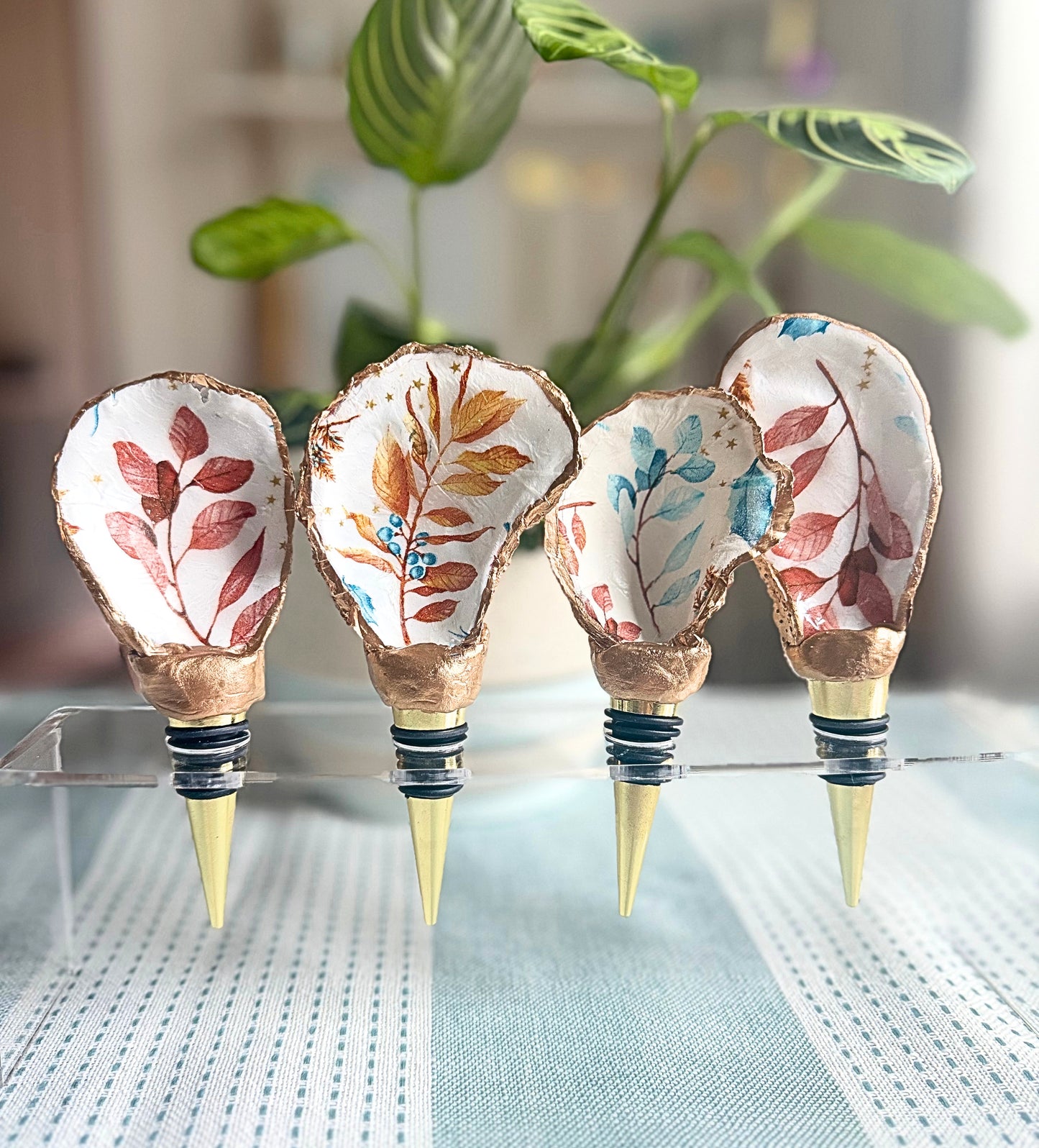 Oyster Shell Wine Stopper | Fall