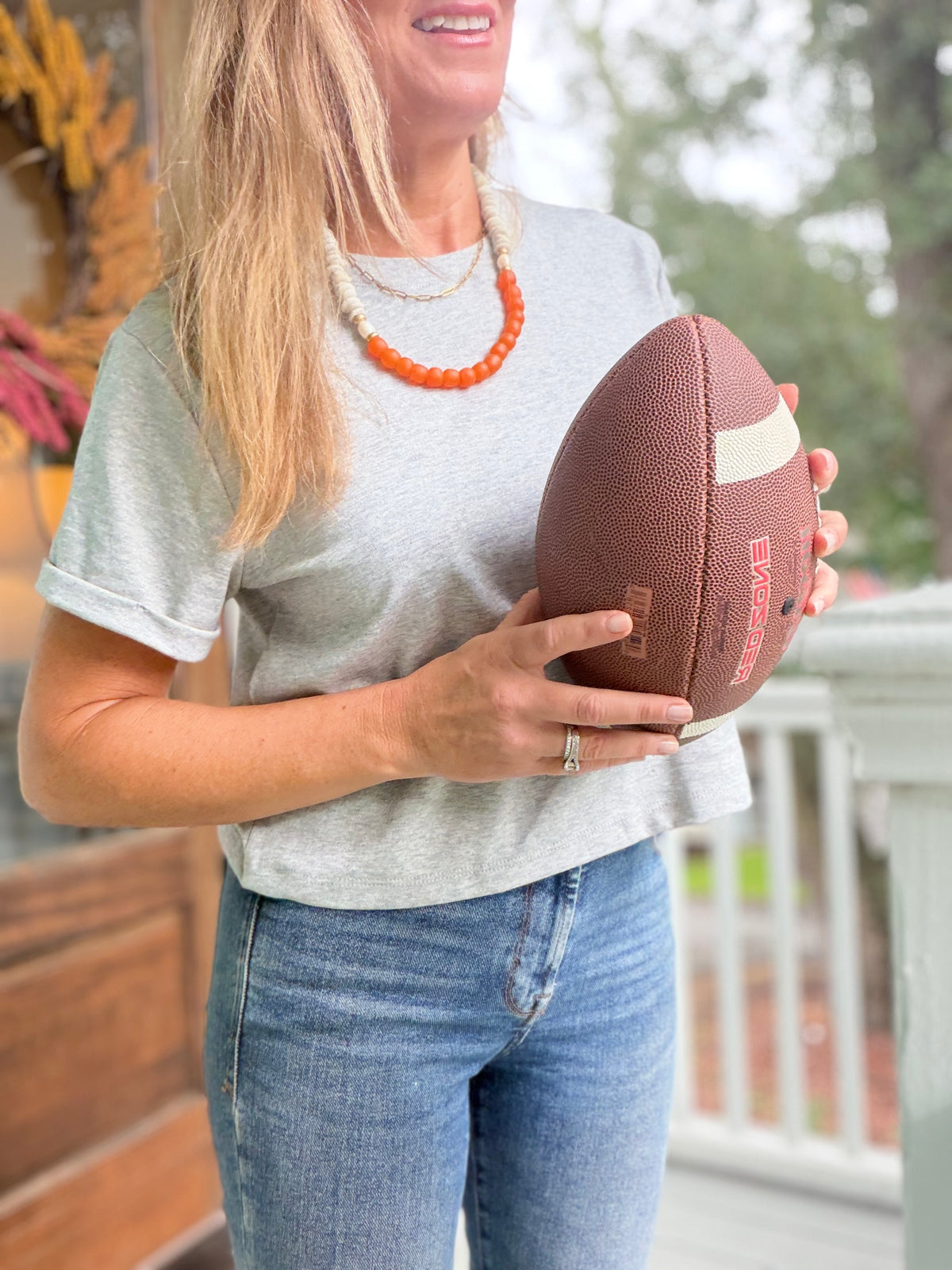Apricot Tide Sea Glass Necklace