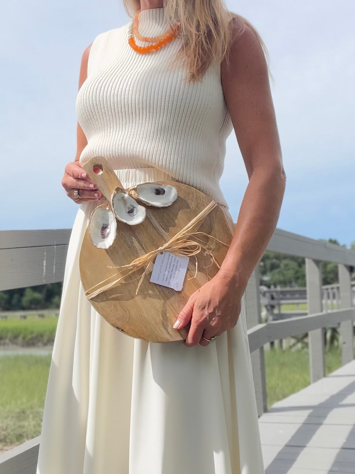 Lowcountry Oyster Serving Board