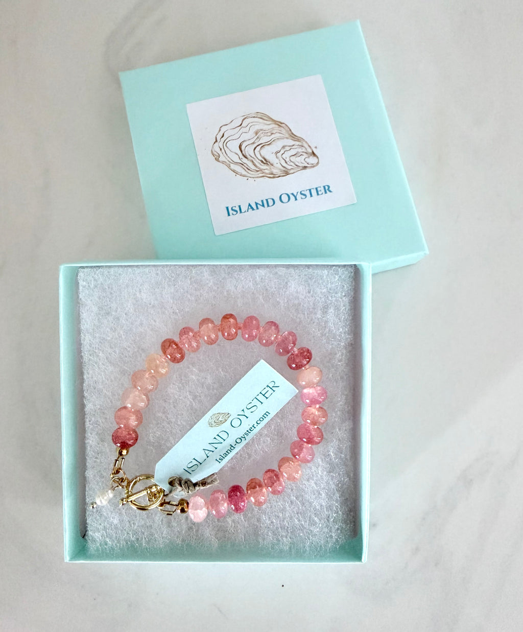 Hidden Pearl Gemstone Bracelet | 5 colors