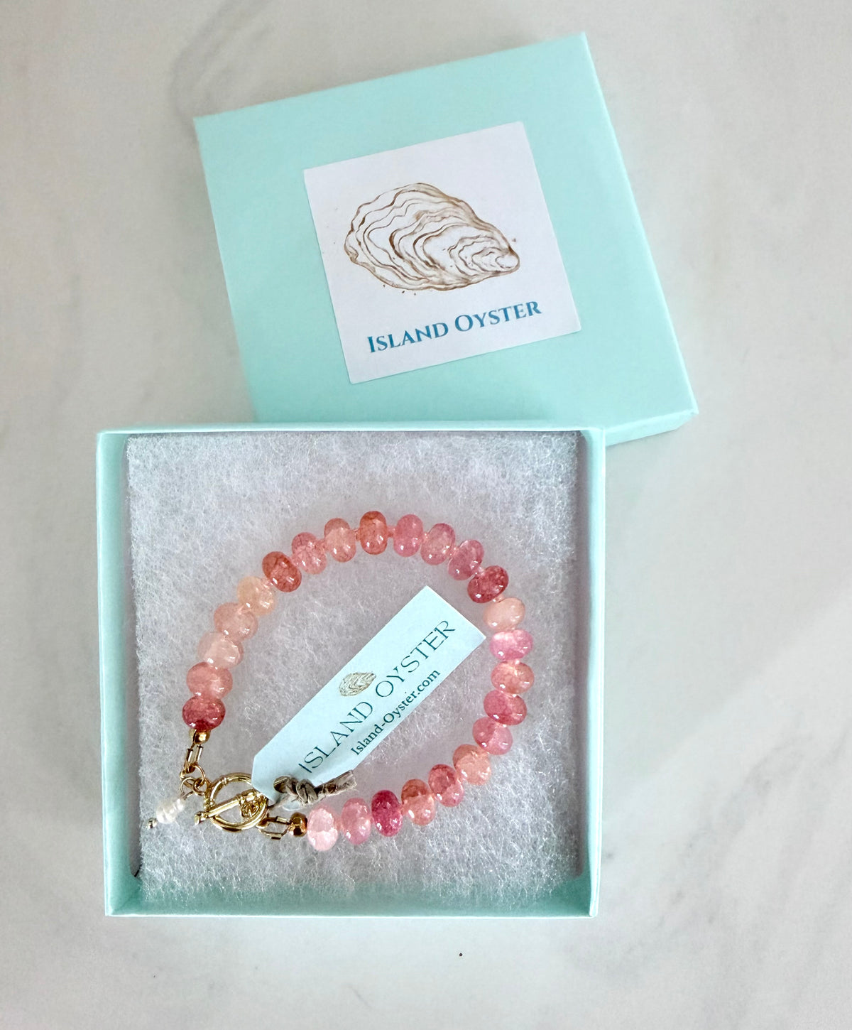 Hidden Pearl Gemstone Bracelet | 5 colors