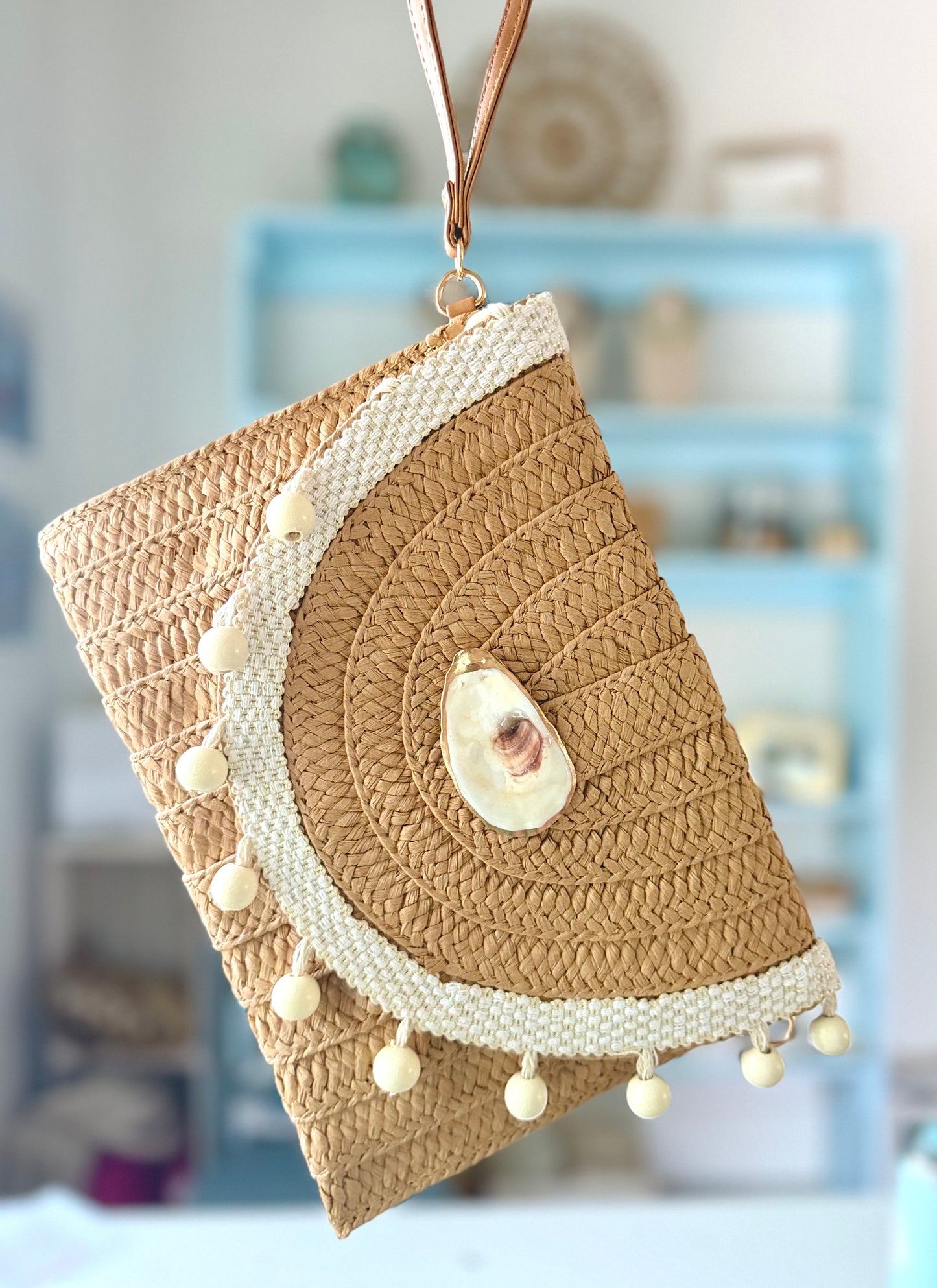 Island Oyster Sand & Sea Clutch / Crossbody
