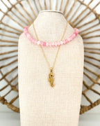 Seahorse Gold Charm Necklace