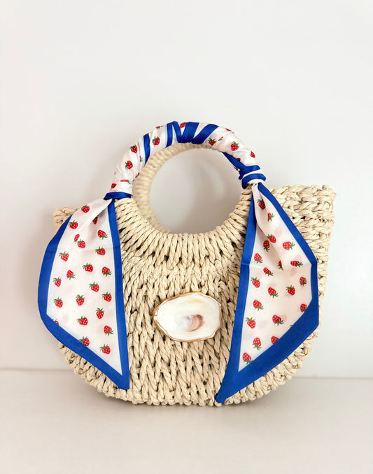 Strawberry Mini Oyster Wrap Handbag