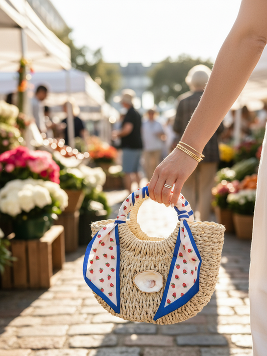 Strawberry Mini Oyster Wrap Handbag
