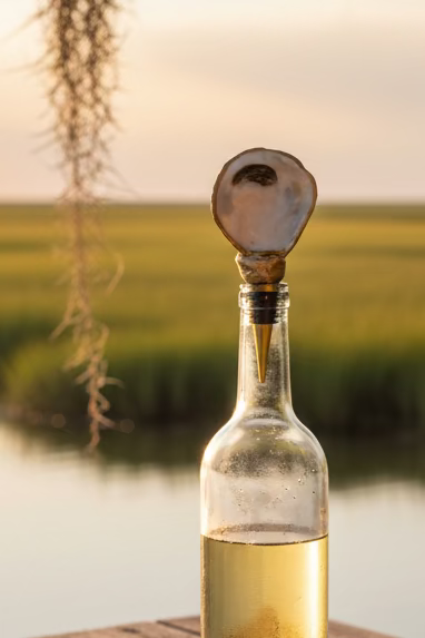 Oyster Shell Wine Stopper