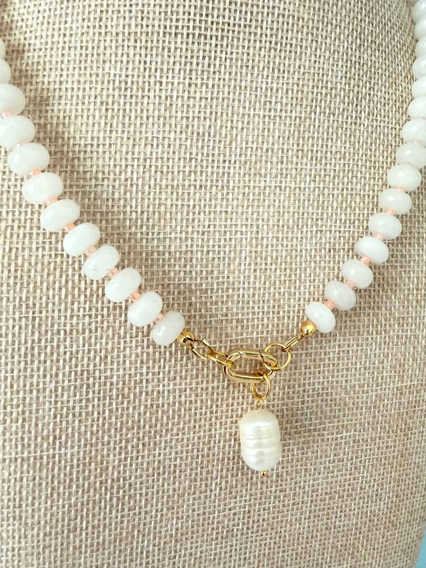 Lowcountry Blush Gemstone Necklace