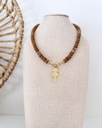 Gemstone Bead Necklace | 12 Colors