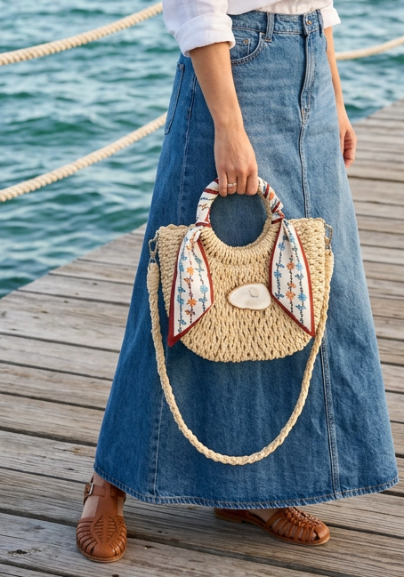 Fall Crush | Mini Oyster Wrap Handbag