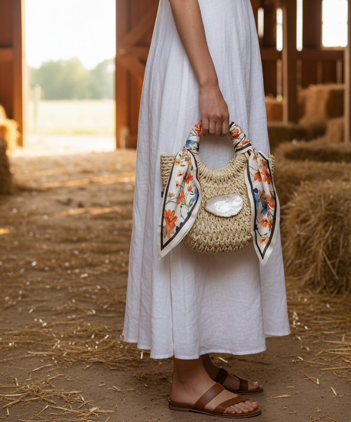 Garden Party | Mini Oyster Wrap Handbag