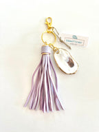 Tassel + Oyster Bag Charm / Keychain