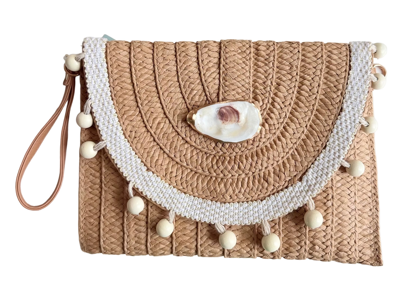 Island Oyster Sand & Sea Clutch / Crossbody
