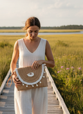 Island Oyster Sand & Sea Clutch / Crossbody