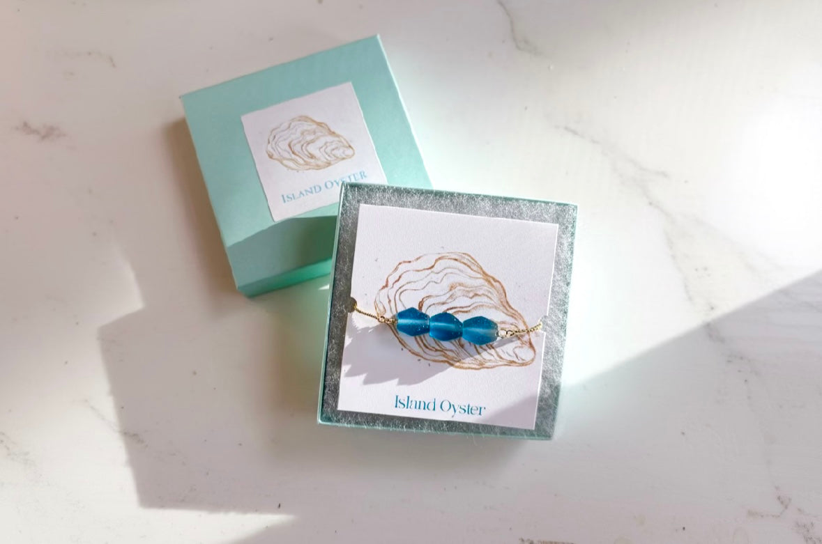 Sea Glass Bolo Bracelets / 3 Styles