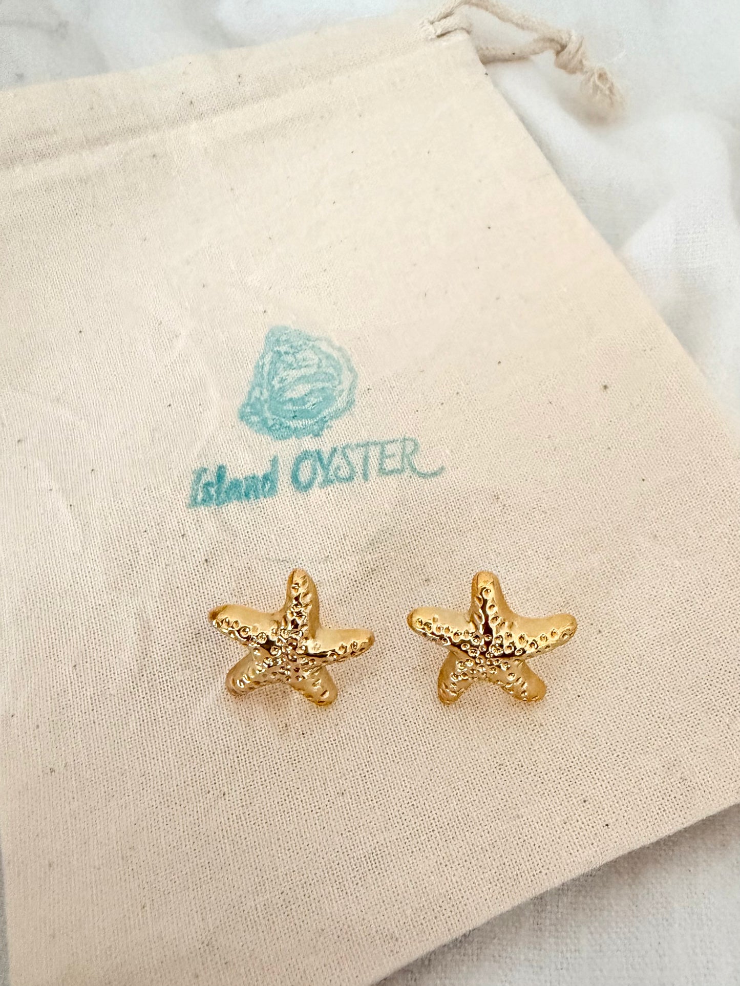 Gold Statement Studs