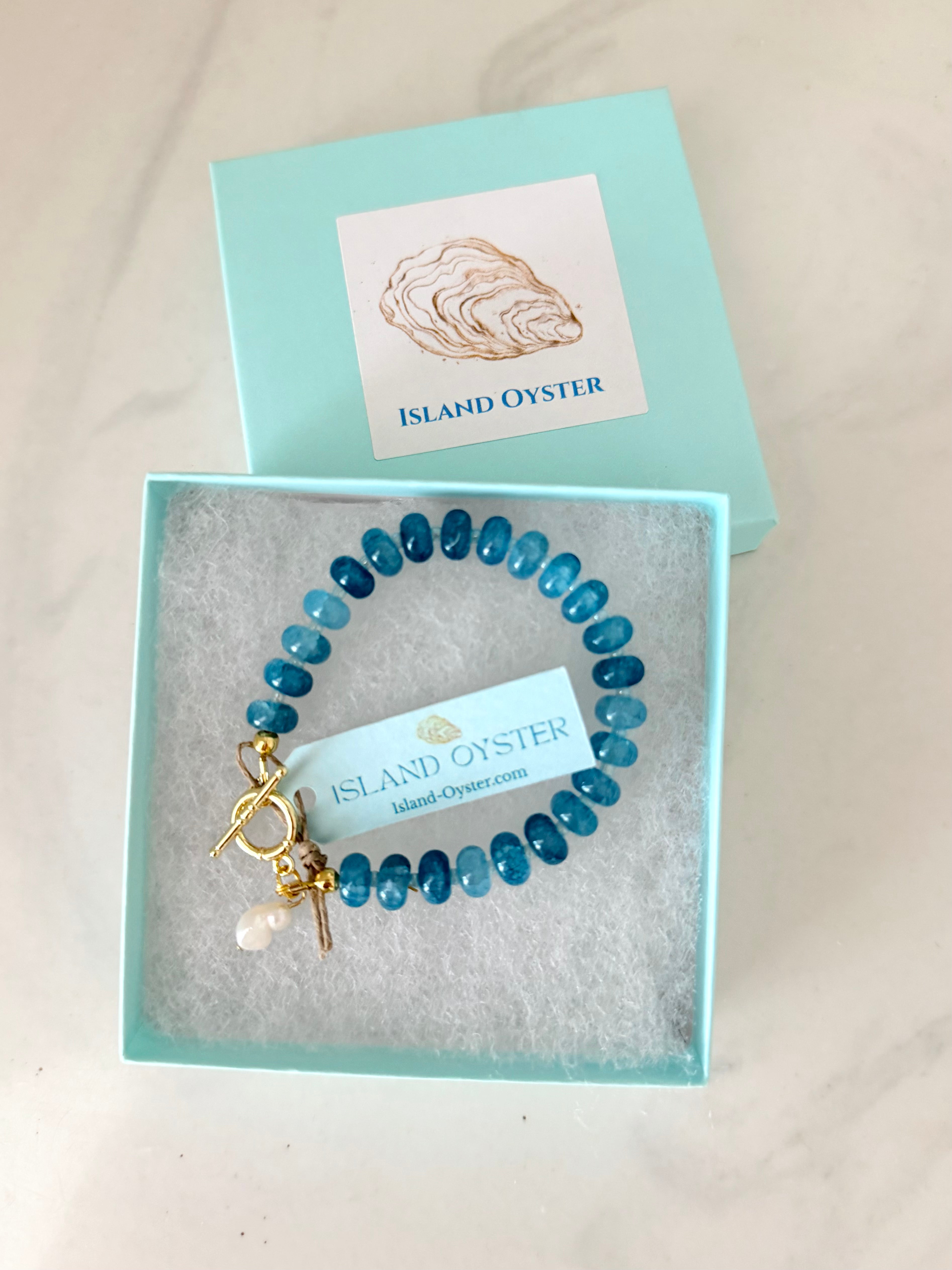 Hidden Pearl Gemstone Bracelet | 5 colors