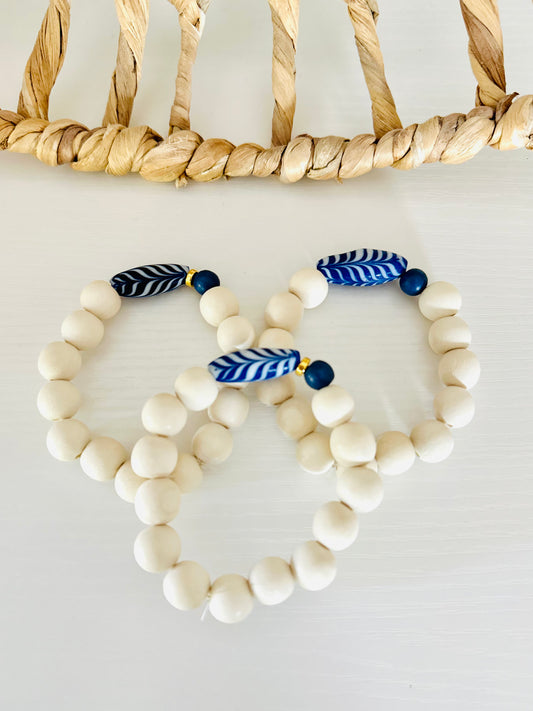 White Caps Nautical bracelet