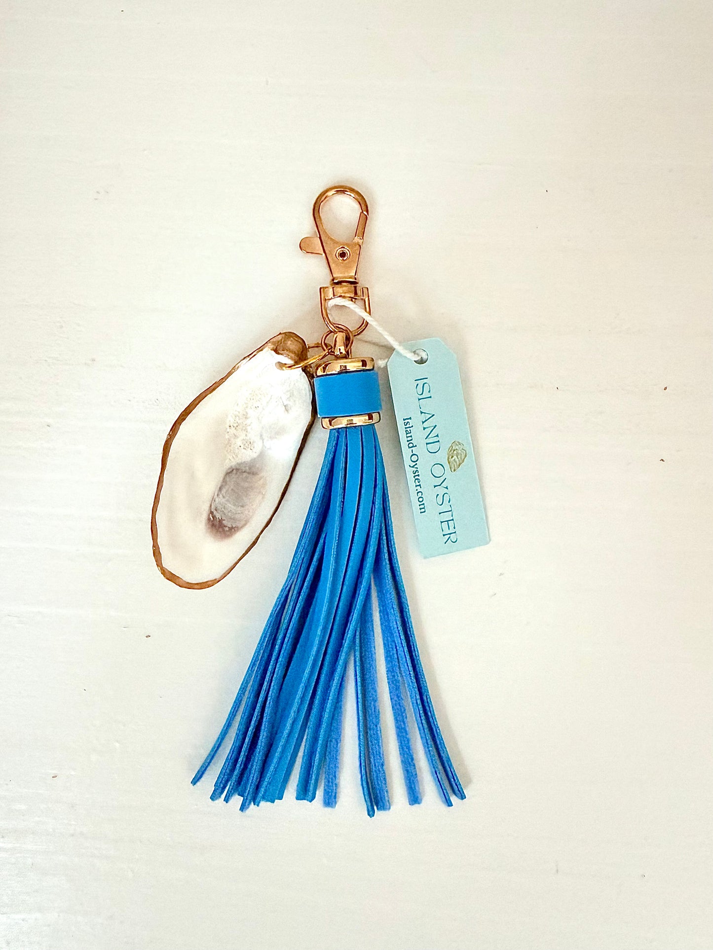 Tassel + Oyster Bag Charm / Keychain