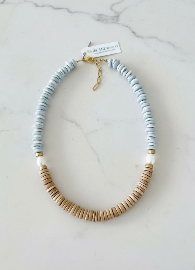 Coconut Breeze Beaded Necklace