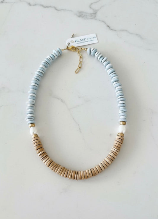 Coconut Breeze Beaded Necklace