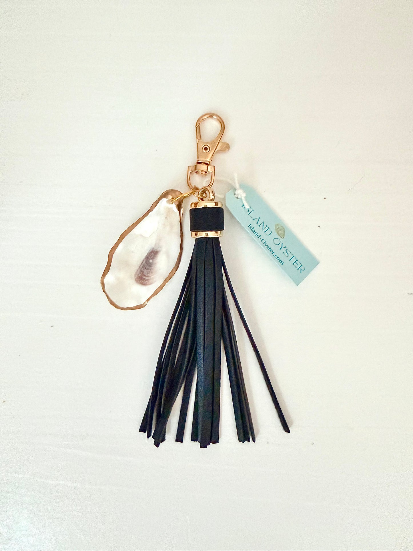 Tassel + Oyster Bag Charm / Keychain