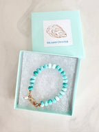 Hidden Pearl Gemstone Bracelet | 5 colors