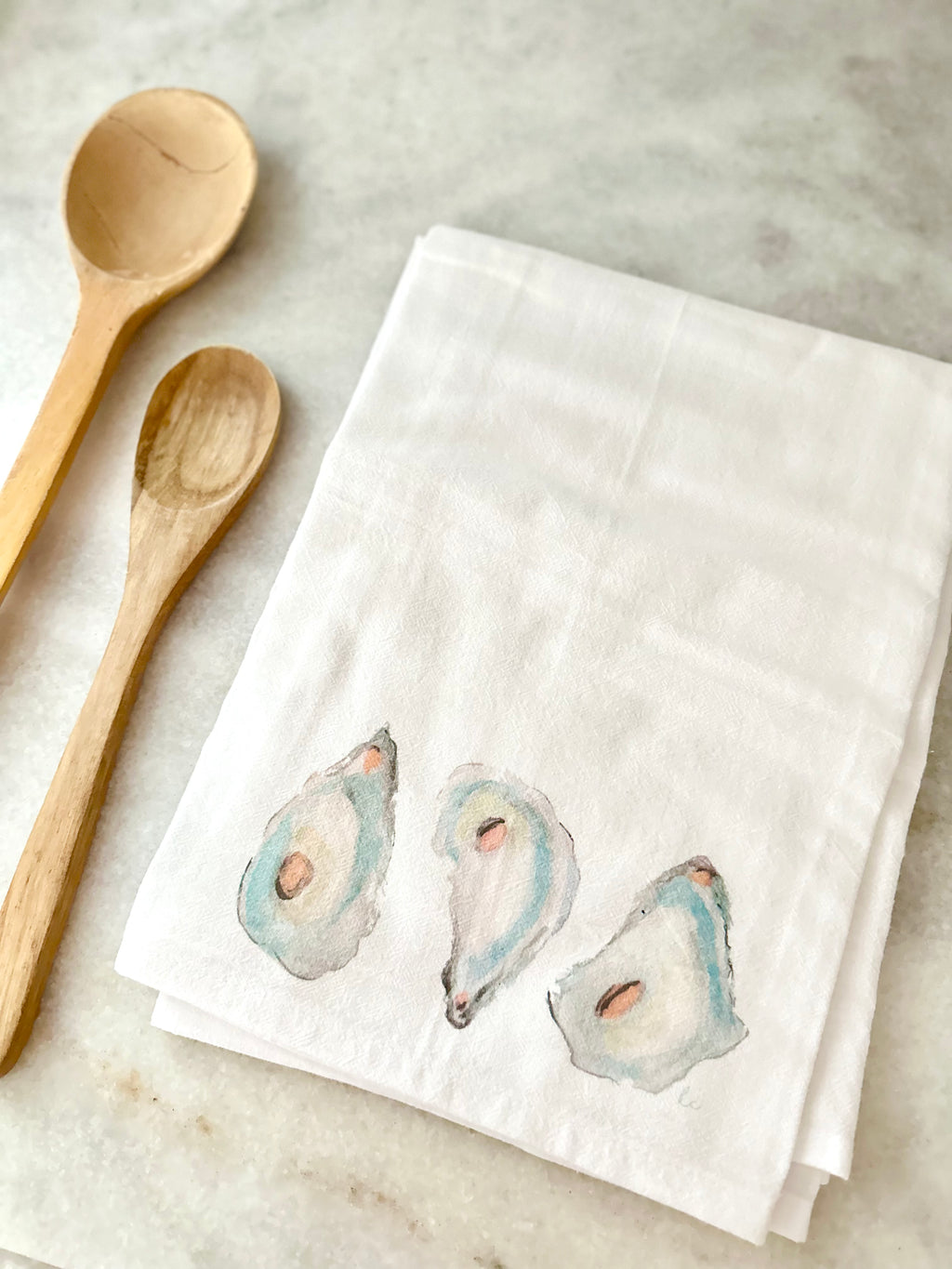 Tea Towel Gift + Oyster Shucker Gift Set | Hostess Gift
