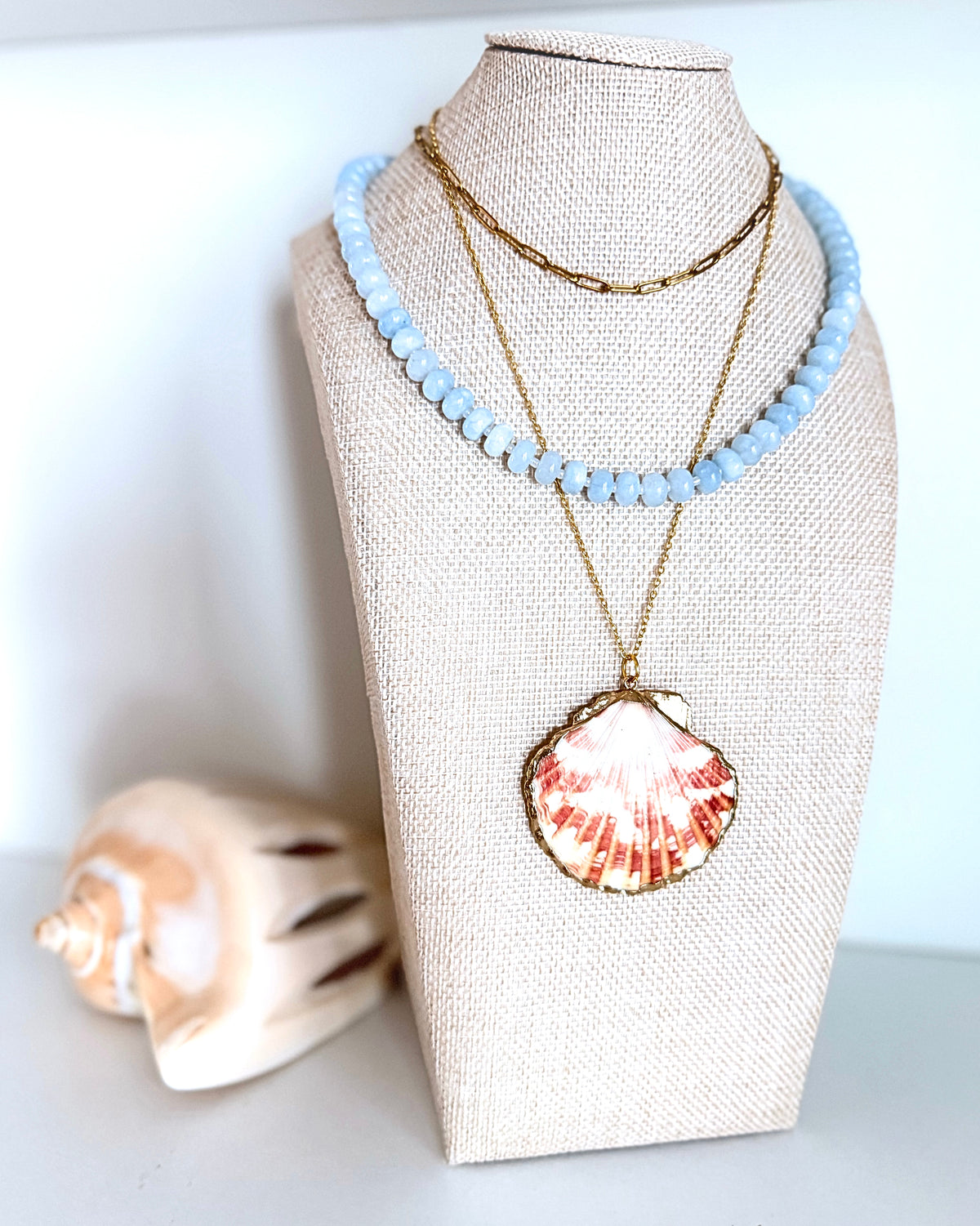 Seaside Scallop Necklace