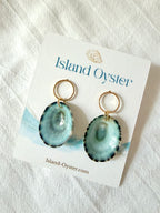 Limpet Shell Dangle Earrings | Silver + Gold