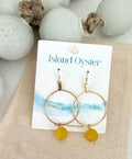 Simply Sea Glass Earrings / 5 Colors