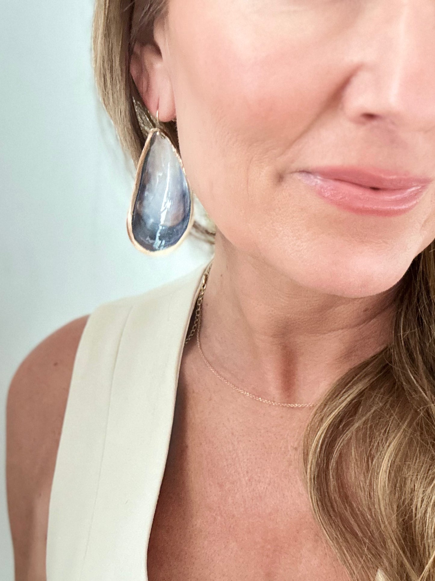 Gold Muscle Earrings