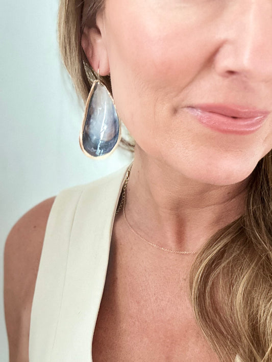 Gold Muscle Earrings