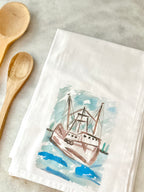 Tea Towel Gift + Oyster Shucker Gift Set | Hostess Gift