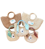 Mini Oyster Wrap Handbag | Sea Bloom
