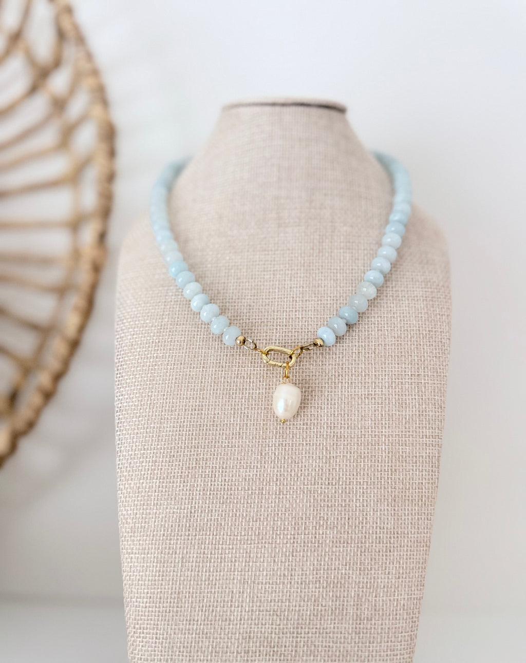 Gemstone Bead Necklace | 12 Colors