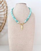 Gemstone Bead Necklace | 12 Colors