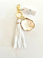 Tassel + Oyster Bag Charm / Keychain