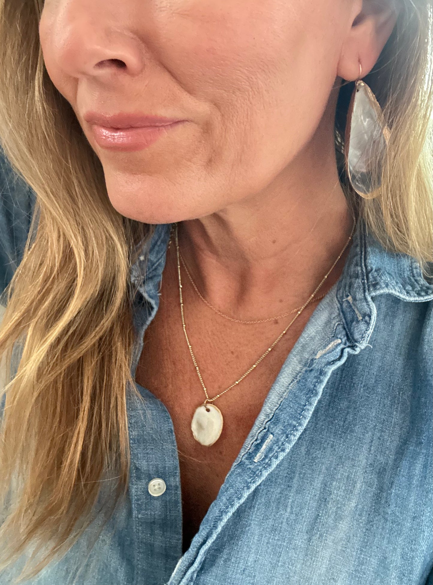 Gold Muscle Earrings