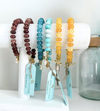 Hidden Pearl Gemstone Bracelet | 5 colors