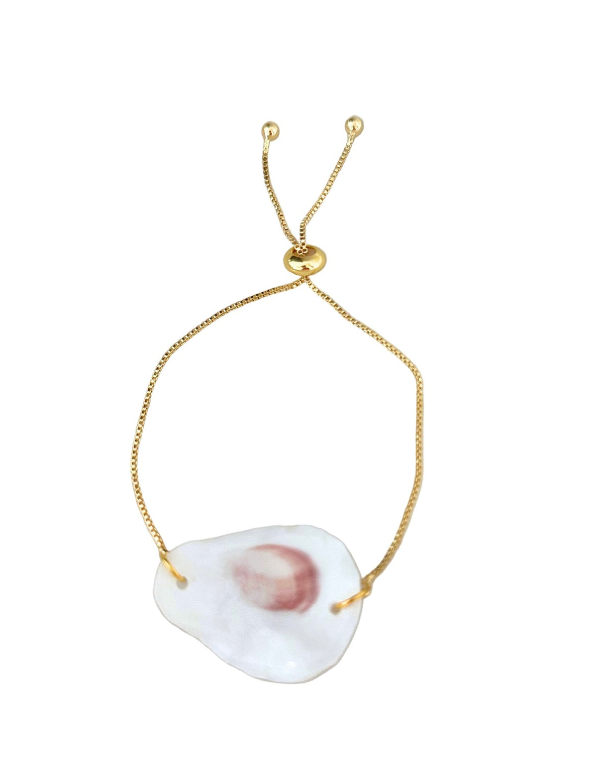 Gold Shell Bolo Bracelets